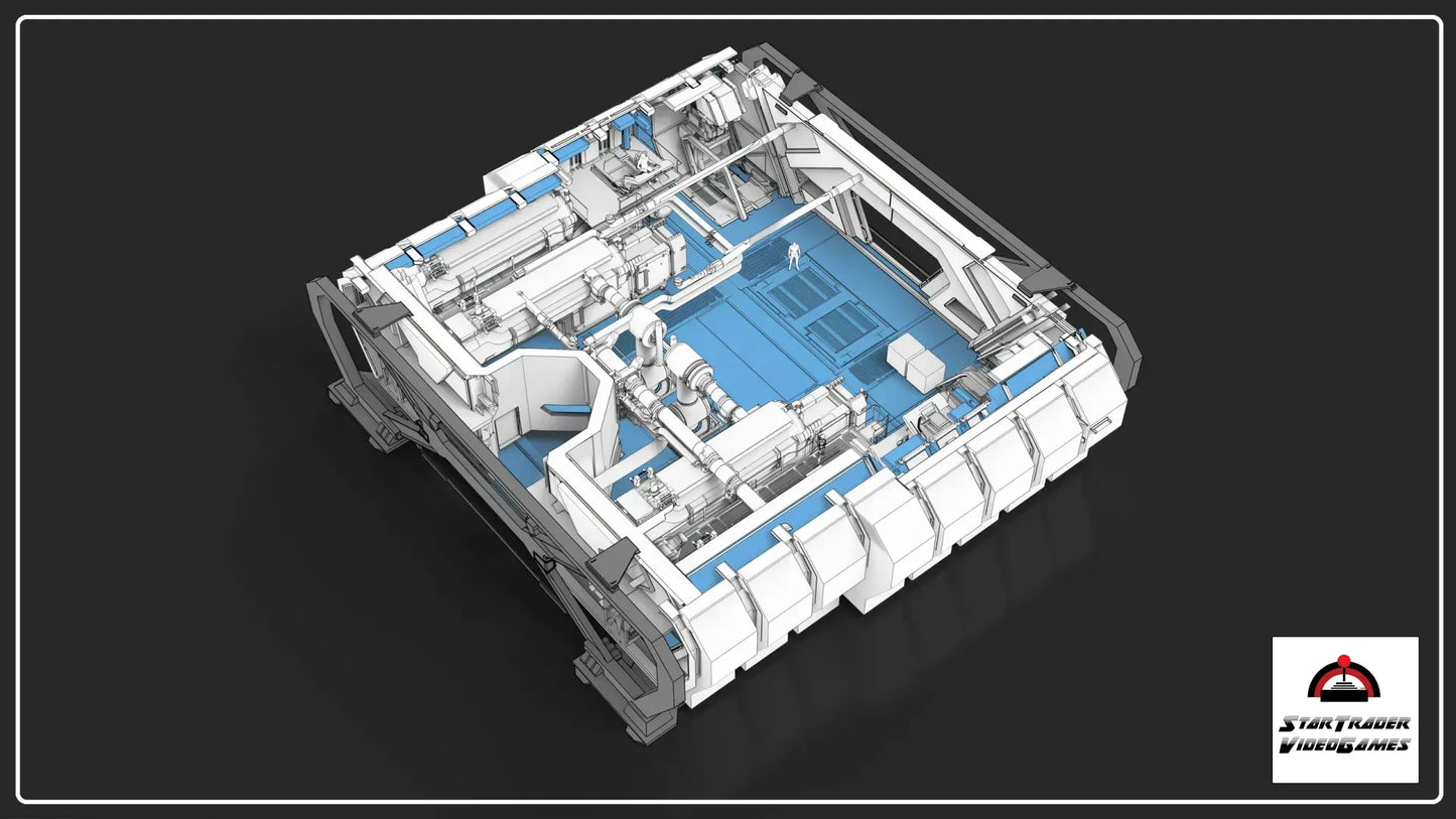 Star Citizen Galaxy Refinery Module for RSI Galaxy Concept
