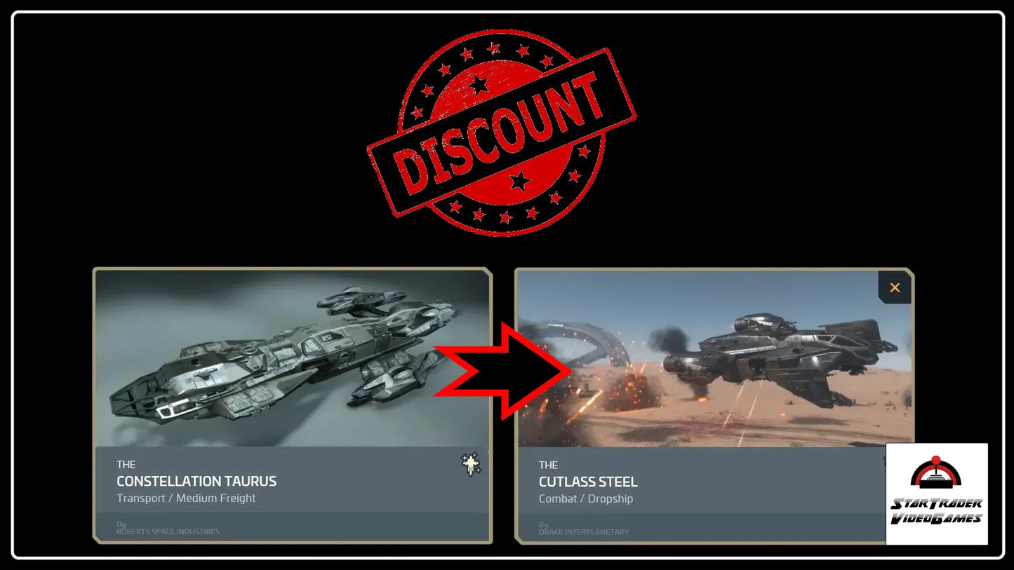 Star Citizen Constellation Taurus to Cutlass Steel ship upgrade CCU