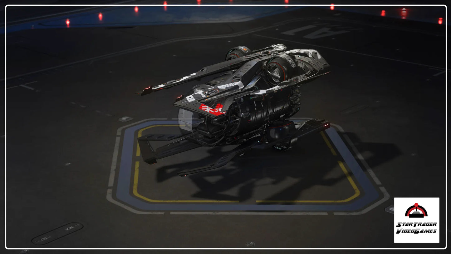 Fury Black Star paint for Star Citizen