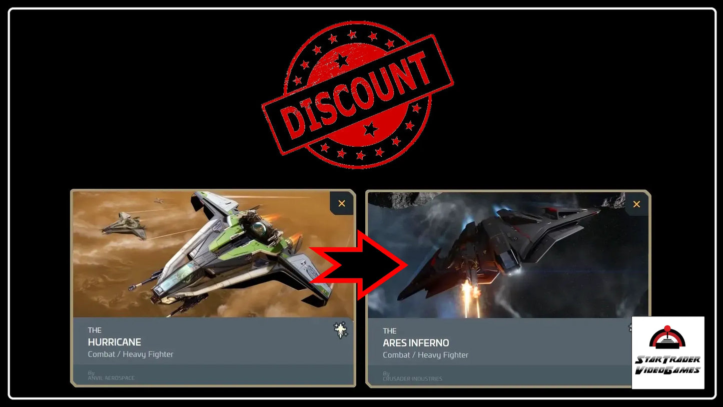 Star Citizen Hurricane to Ares Inferno CCU ship upgrade