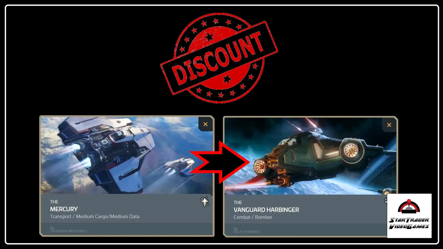 Star Citizen Mercury to Vanguard Harbinger ship upgrade CCU