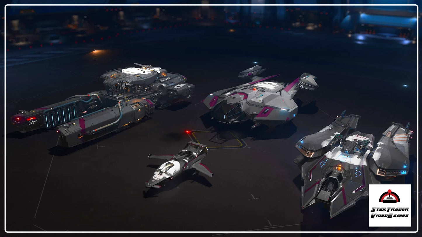 Star Citizen Skullcrusher Paint Pack x4 for Vulture, Scorpius, Mantis, and M50