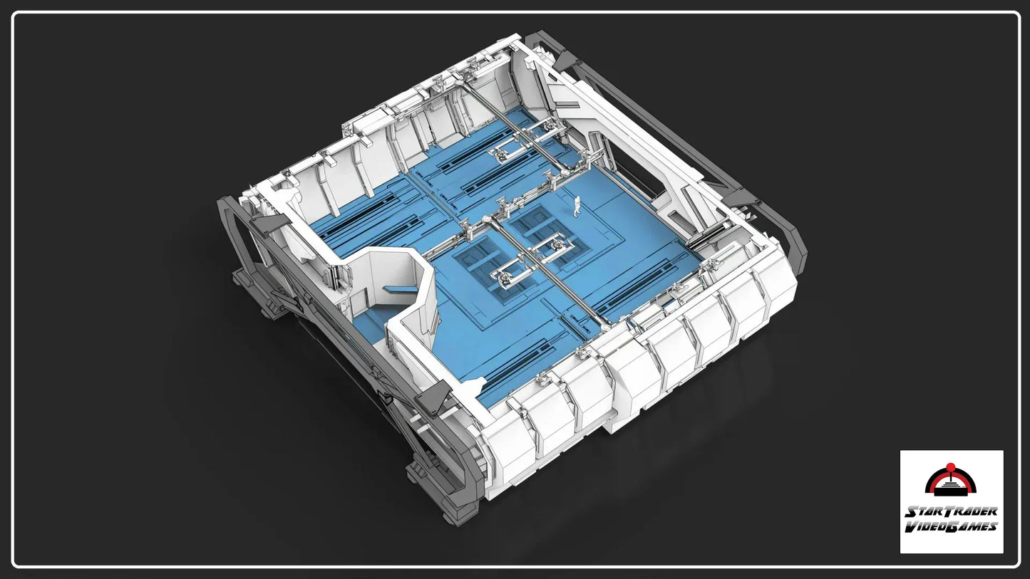 tar Citizen RSI Galaxy Cargo Module 512 SCU for cargo hauling concept
