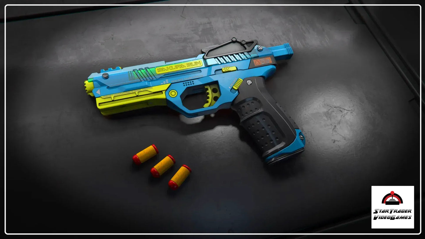 WOWBLAST BLUE DESPERADO TOY PISTOL