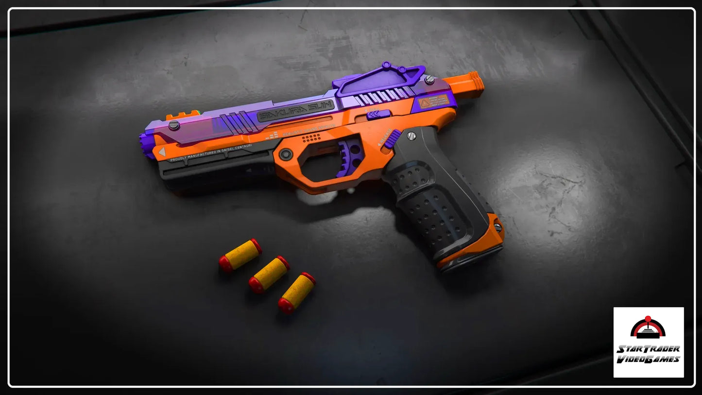 WOWBLAST ORANGE DESPERADO TOY PISTOL