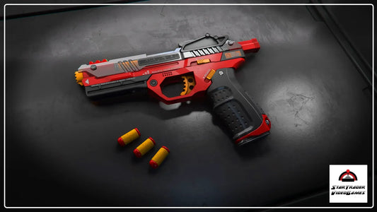 WOWBLAST RED DESPERADO TOY PISTOL
