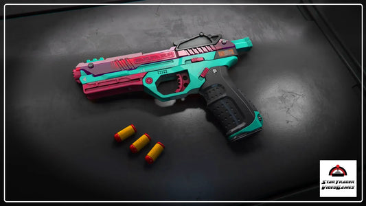 WOWBLAST TEAL DESPERADO TOY PISTOL