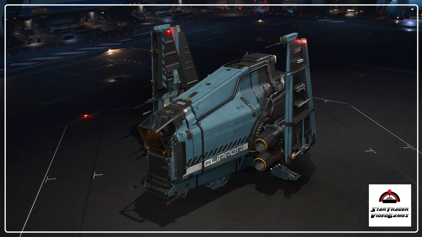 Clipper Cerulean paint for Star Citizen