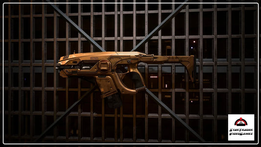 Gemini C54 Ochelo SMG sleek full auto submachine gun Banu instrument design Star Citizen