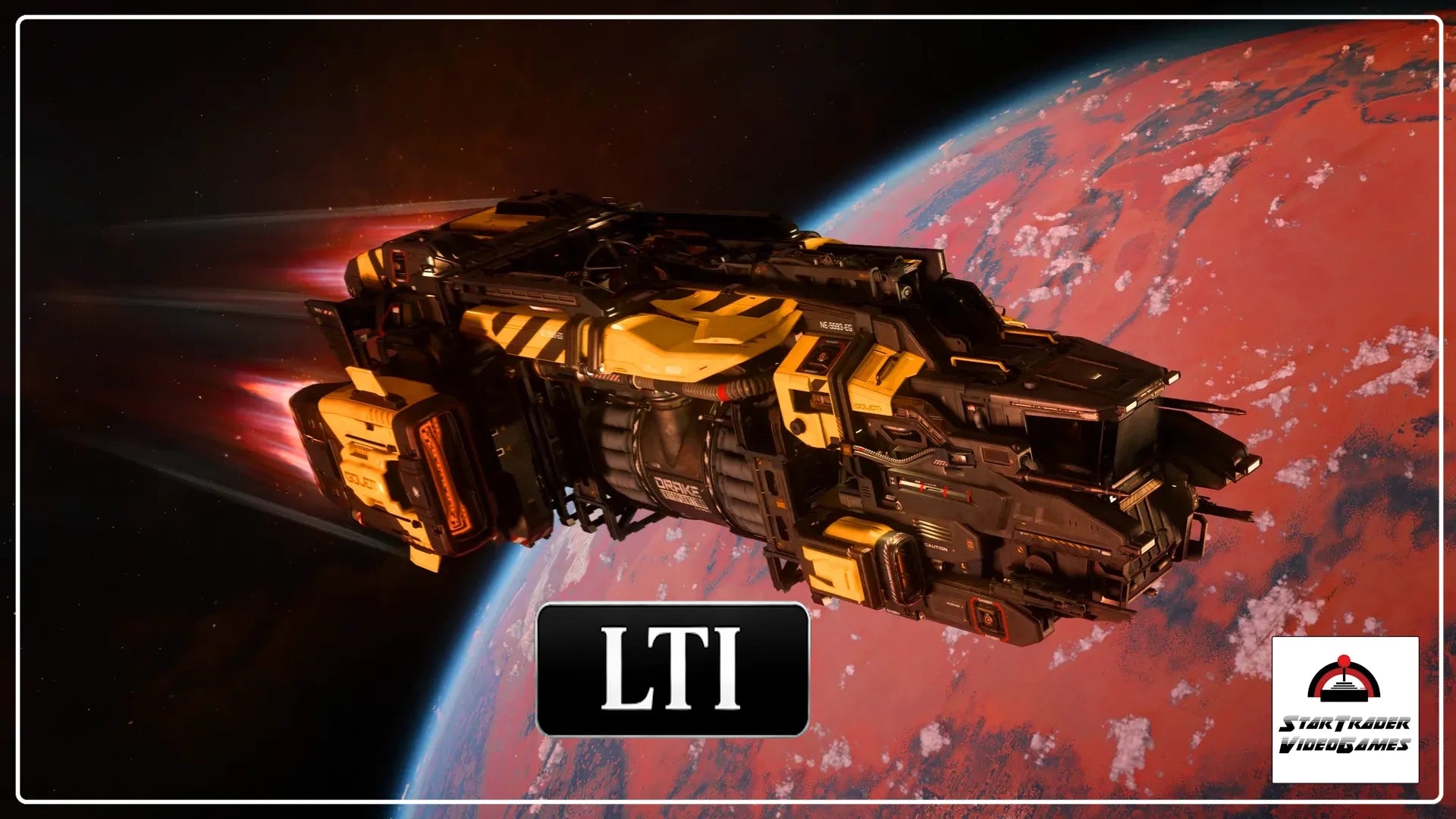 Drake Golem LTI with Flashpoint Paint Star Citizen