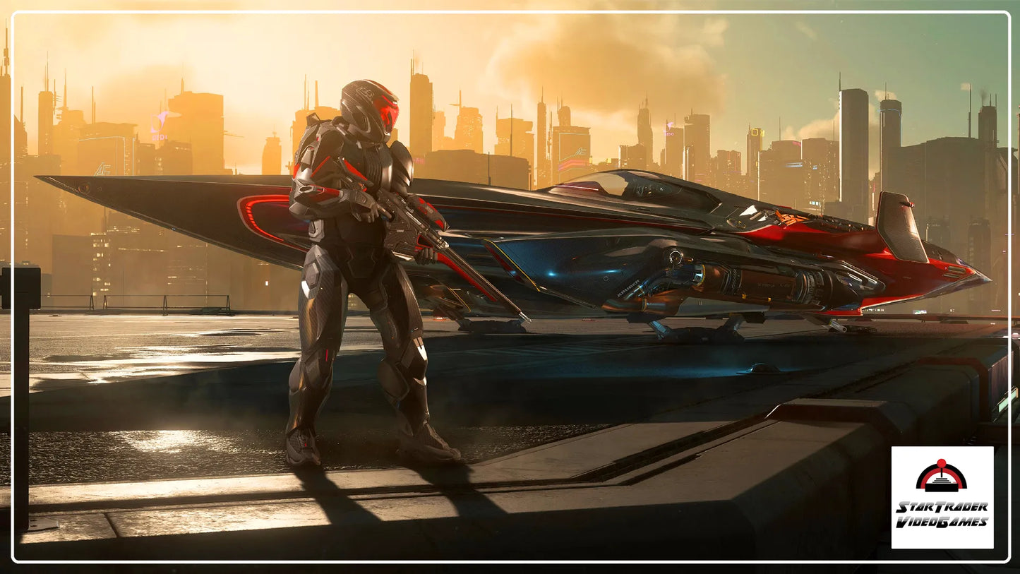 HighSec Patch Bundle with Monde armor, A03 sniper rifle, and Wolf paint for Star Citizen