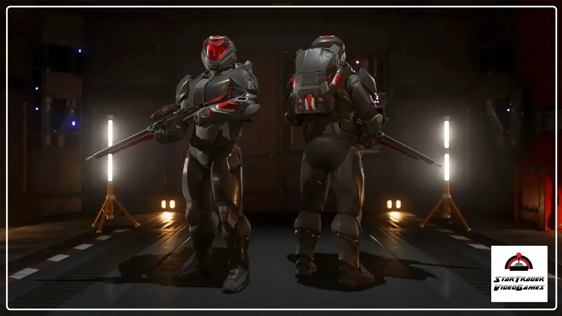 Monde HighSec heavy armor set with Warden backpack for Star Citizen