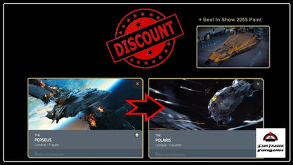 Perseus to Polaris 2955 Best in Show Paint Ship Upgrade for Star Citizen
