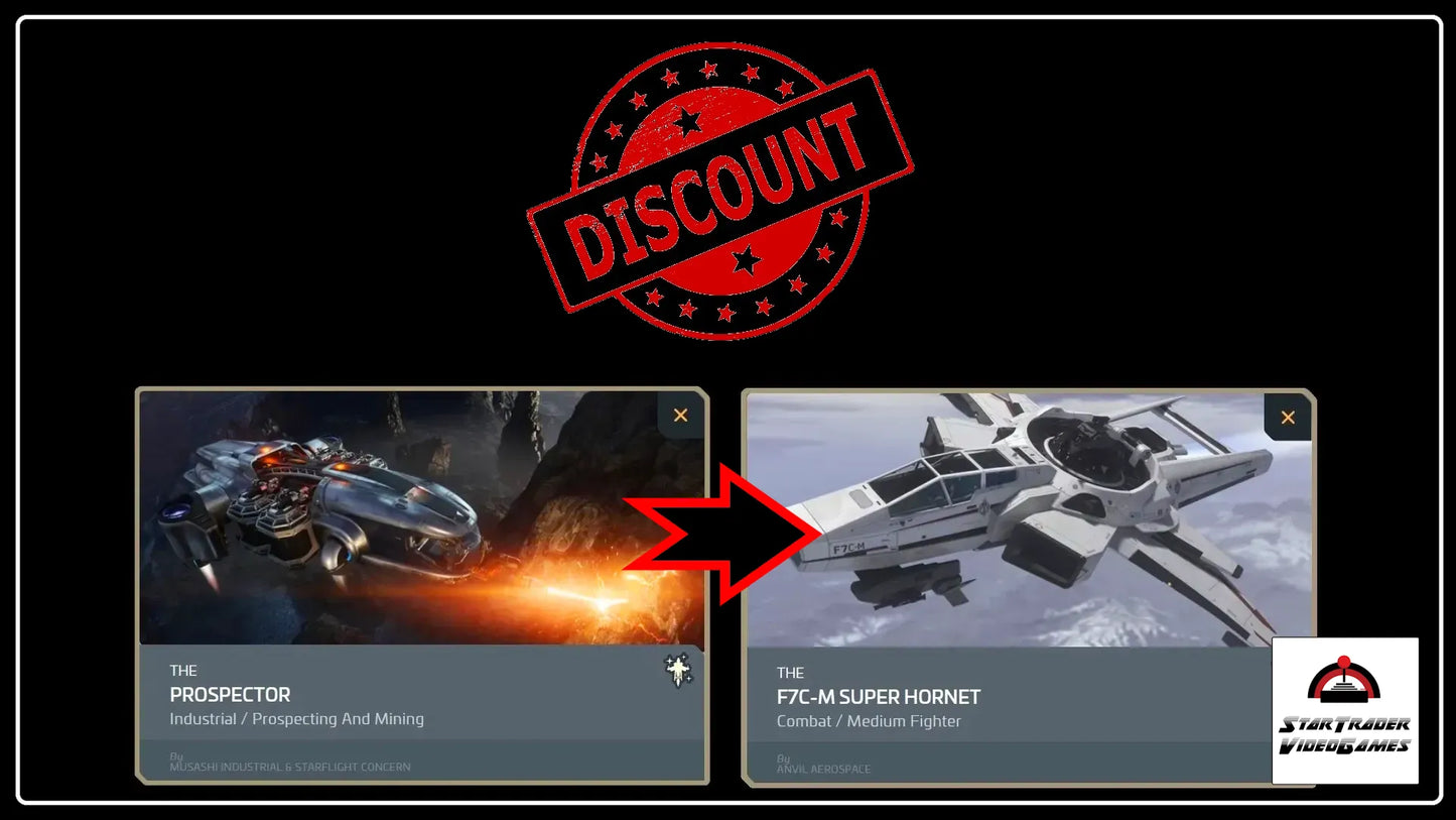 Star Citizen Prospector to Super Hornet Mk I ship upgrade CCU