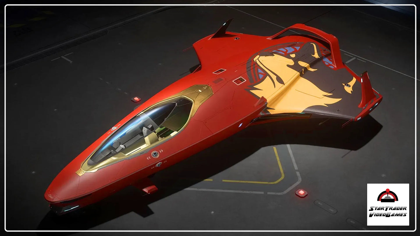 Star Citizen 100i 2954 Auspicious Red Dog Livery