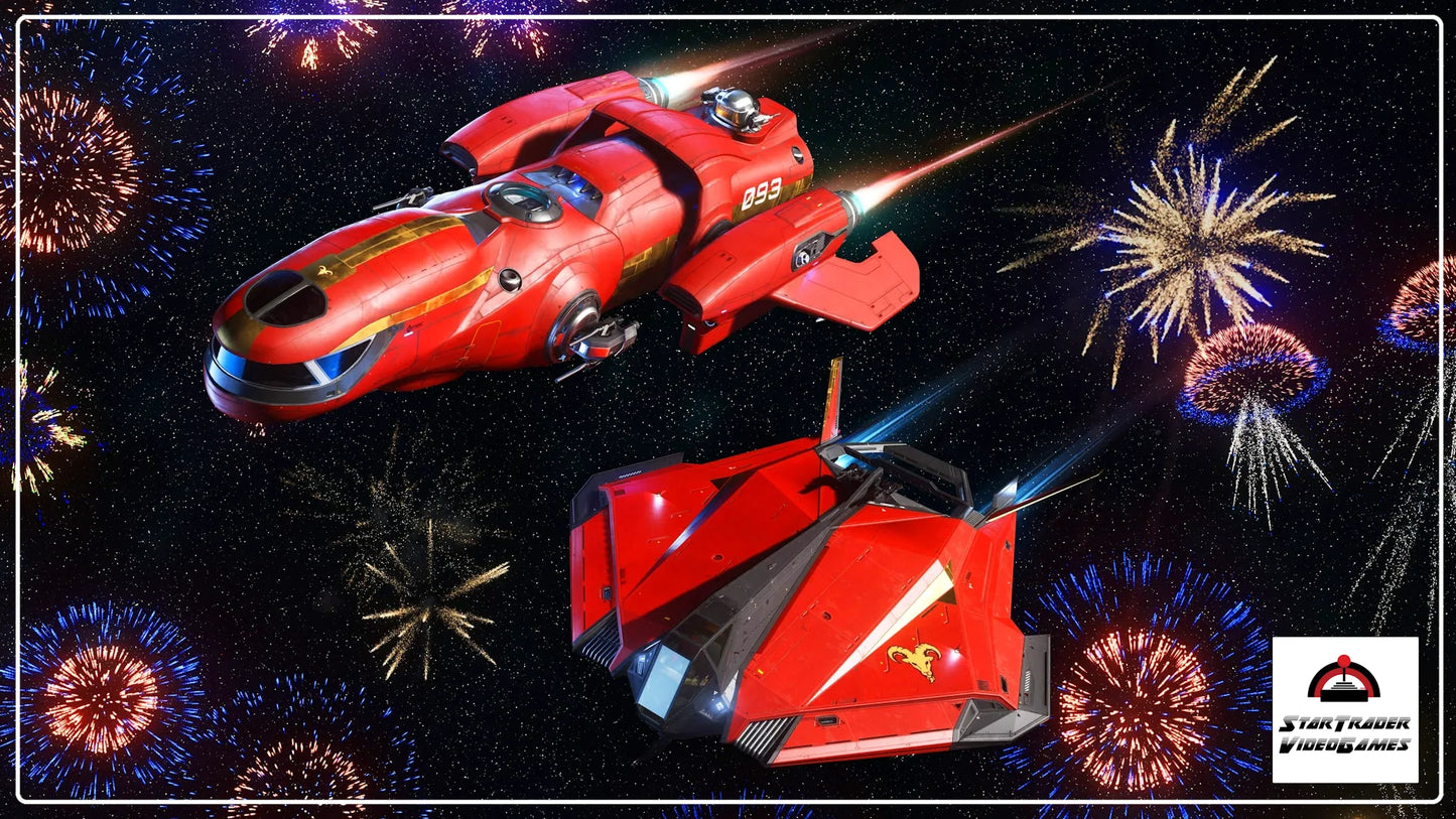 Star Citizen 2951 Auspicious Red Ram Paints for Freelancer and Nomad