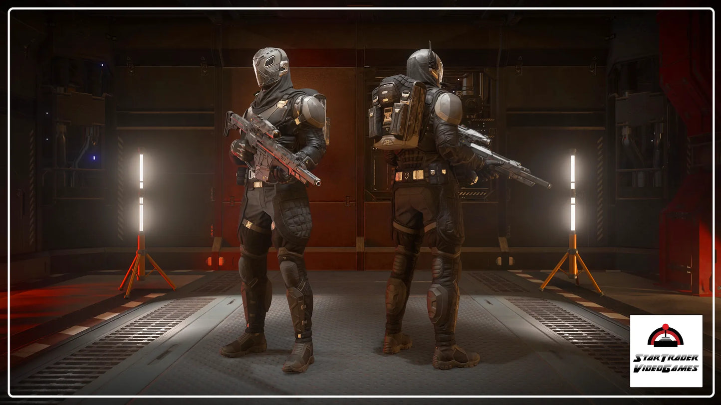 Star Citizen RRS Arden-SL Archangel armor set with helmet, core, arms, legs, and backpack