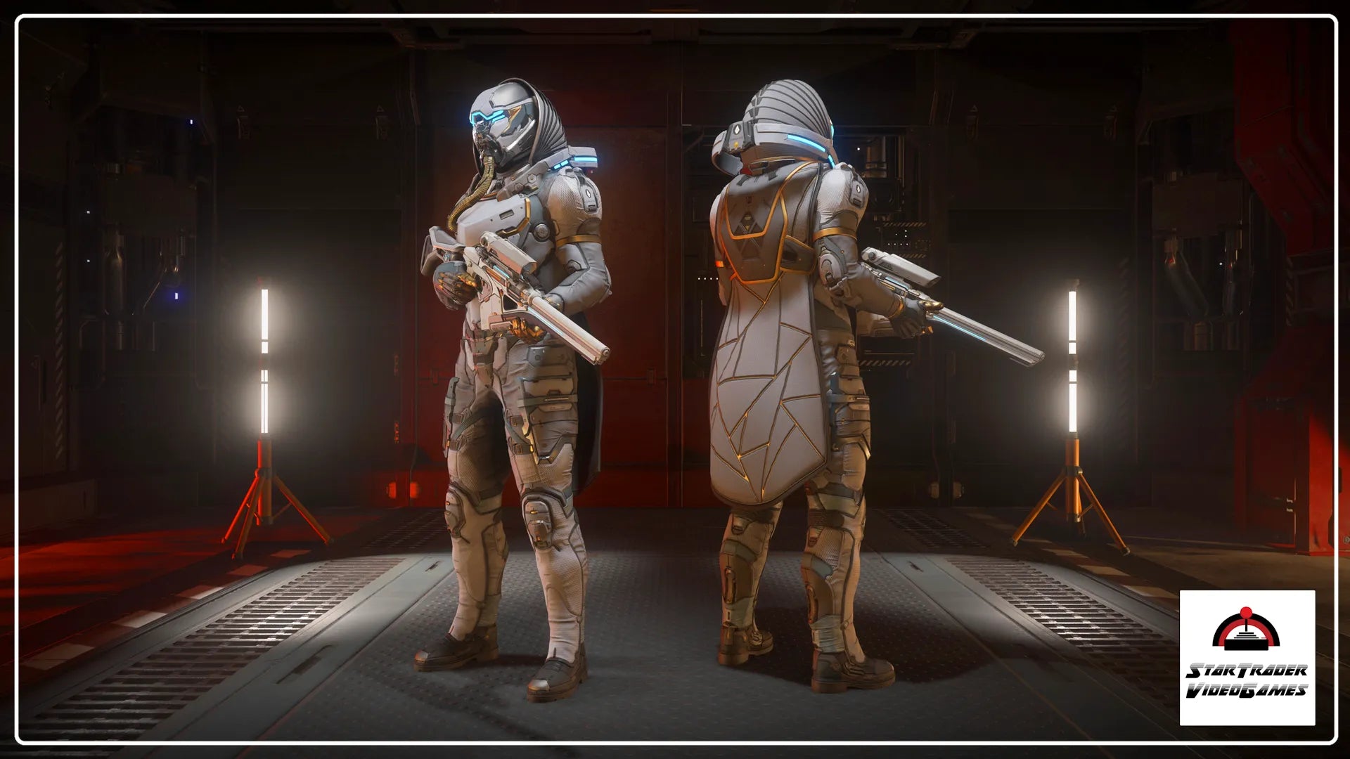 Star Citizen Quirinus Tech Artimex Canuto armor set with helmet, core, arms, and legs