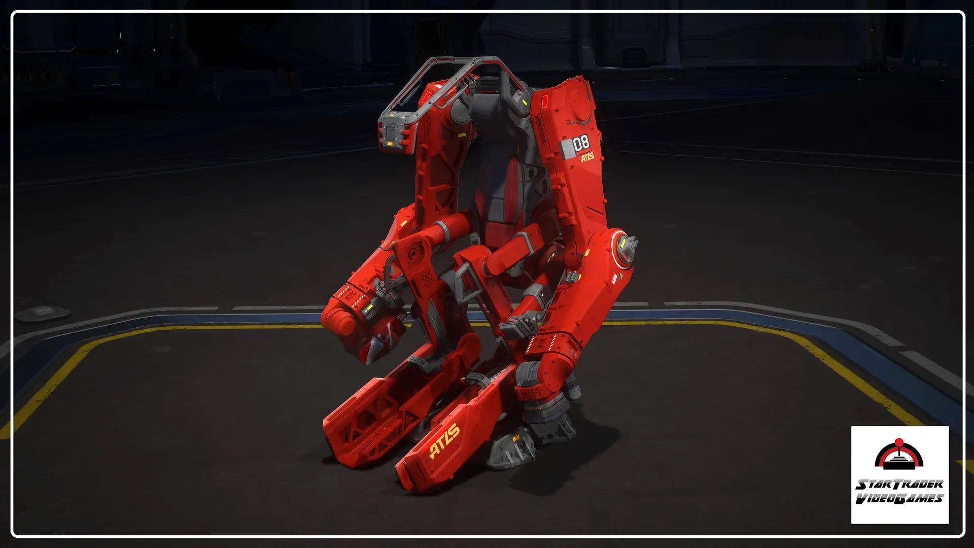 Star Citizen ATLS Auspicious Red Paint