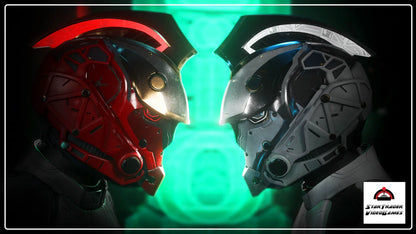Star Citizen Caudillo Helmet Pack 2 with Wildfire and Steel color schemes