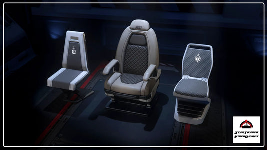 Star Citizen Chair Affair Pack with Crusader, RSI, and Anvil accent chairs