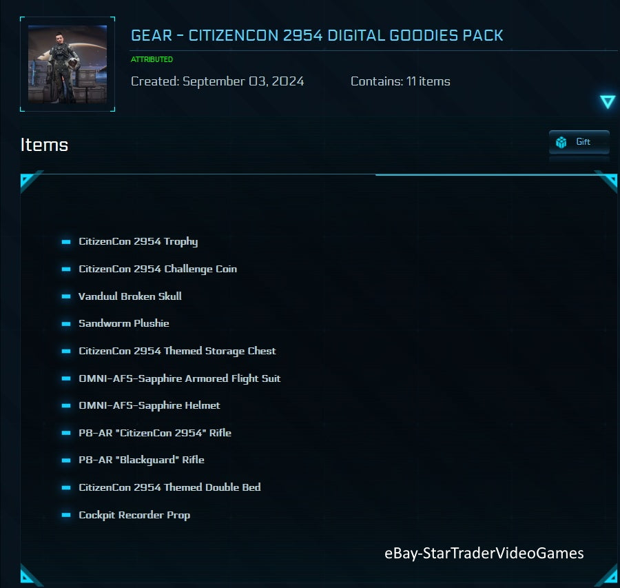 Star Citizen CitizenCon 2954 Digital Goodies Pack product screenshot