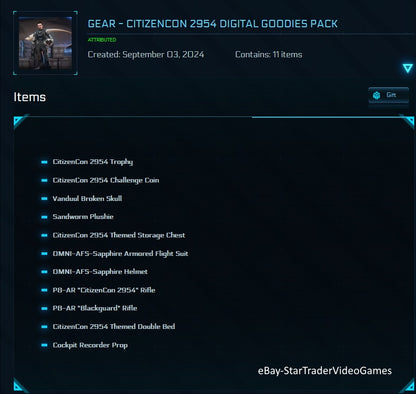Star Citizen CitizenCon 2954 Digital Goodies Pack product screenshot