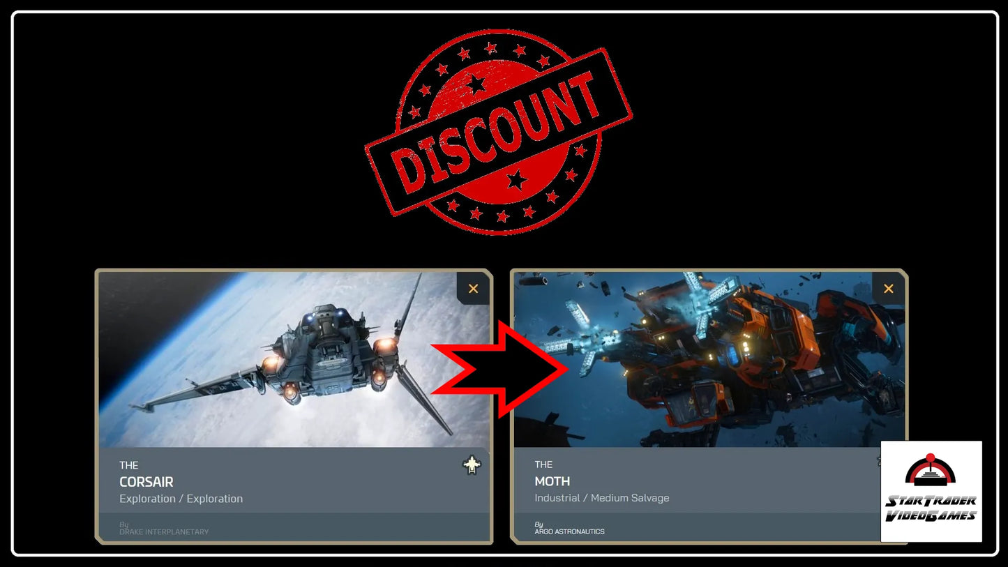 Star Citizen Corsair to MOTH ship upgrade CCU