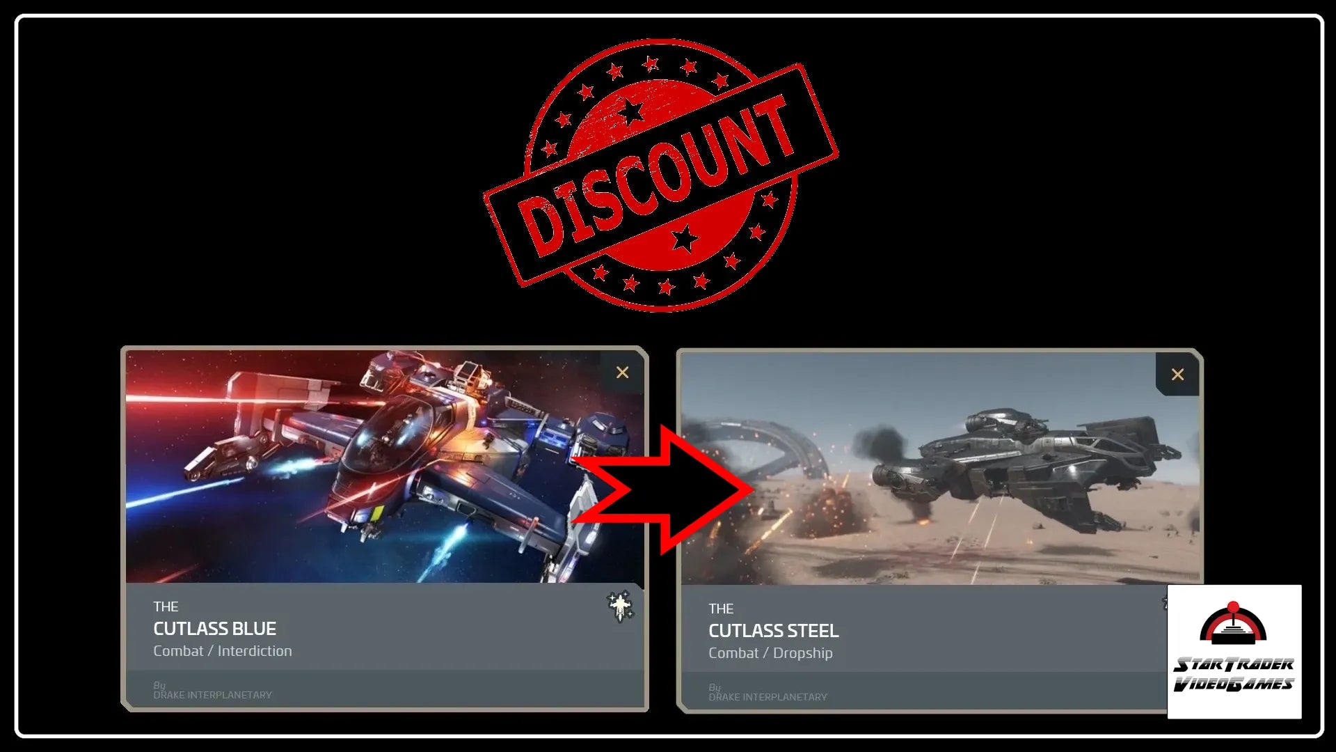 Star Citizen Cutlass Blue to Cutlass Steel ship upgrade CCU