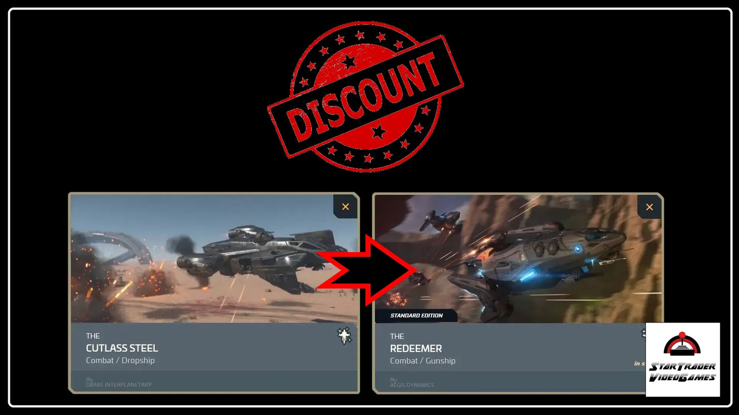 Star Citizen Cutlass Steel to Redeemer ship upgrade CCU