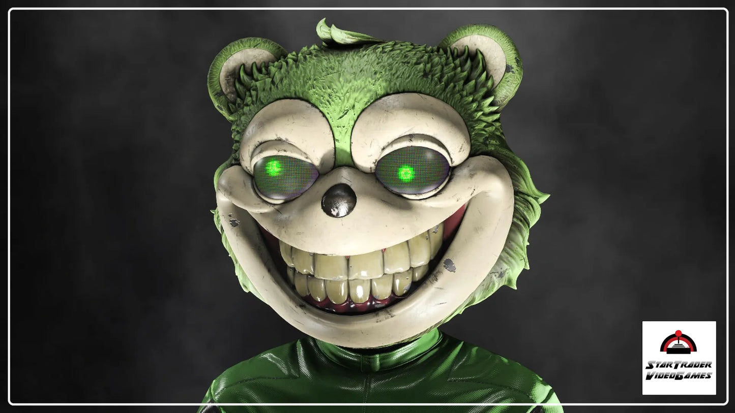 Star Citizen Dark Bear Helmet Lime