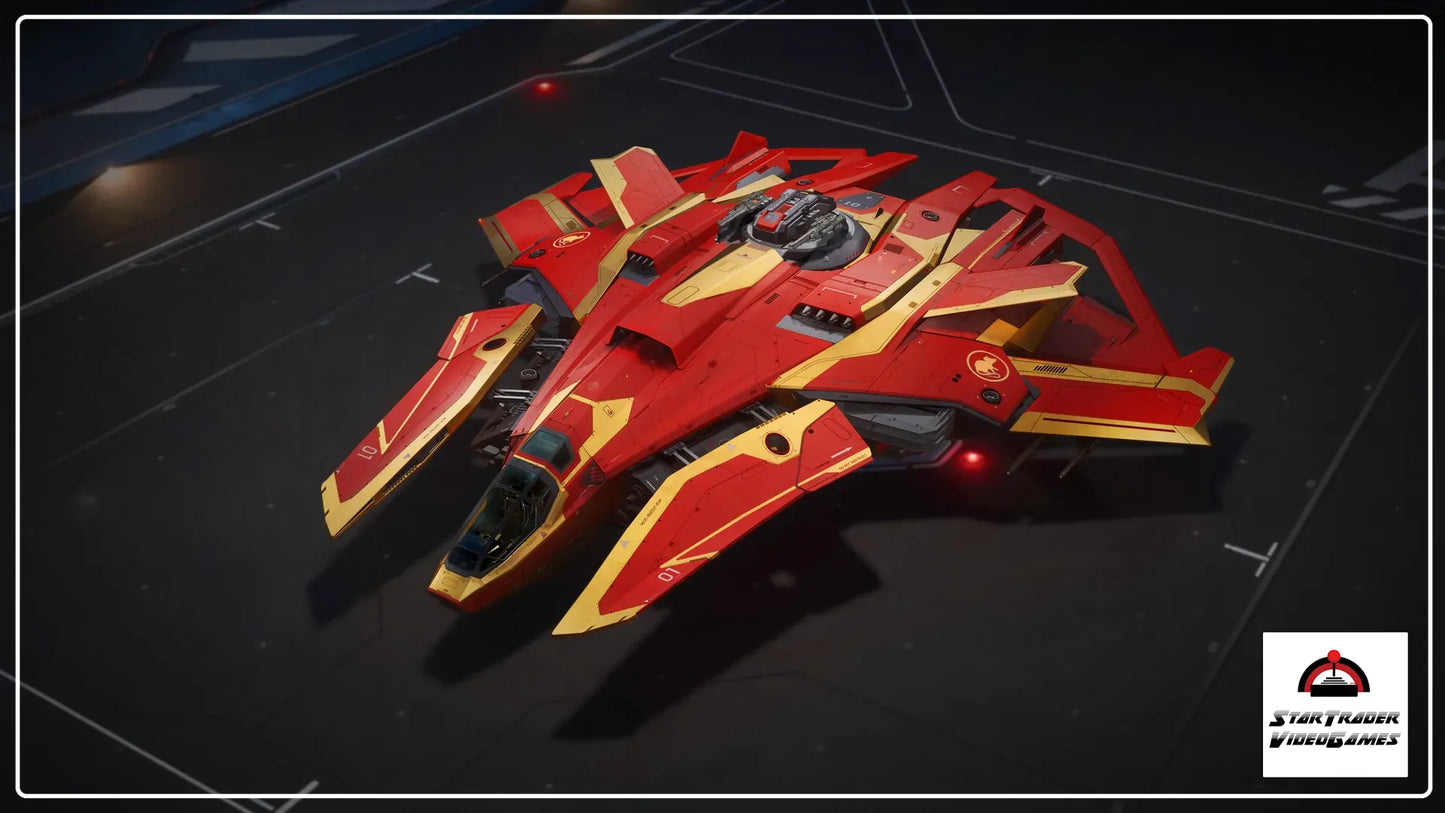 Star Citizen F8C Auspicious Red Rat Paint