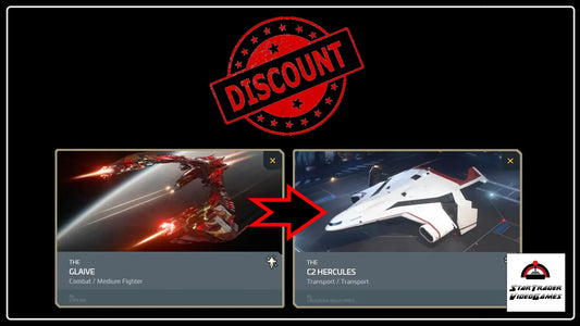 Star Citizen Glaive to C2 Hercules ship upgrade CCU