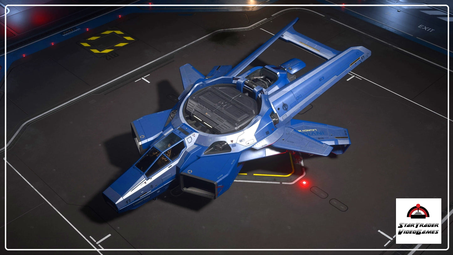 Star Citizen Hornet MkI Invictus Blue and Gold Paint