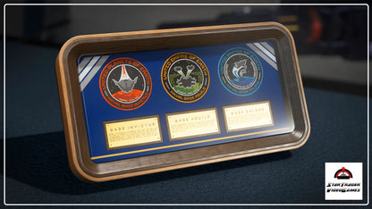 Star Citizen Invictus Patch Collection with display case