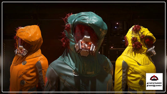 Star Citizen Lost Plague Helmets Collection Pack x3 with Biohazard, Explosive Orange, and Radioactive helmets