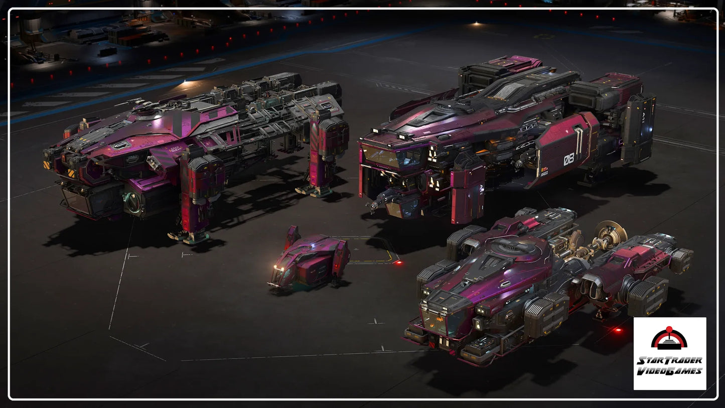 Star Citizen Lovestruck Paint Pack x4 for MOLE, MPUV, RAFT, and SRV