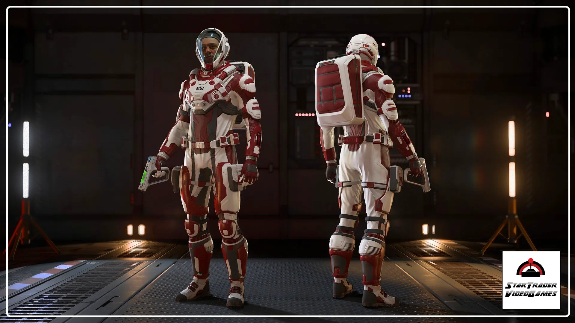 Star Citizen Medical Career Kit Light with Venture armor, ParaMed Medical Device, and Cataby Backpack