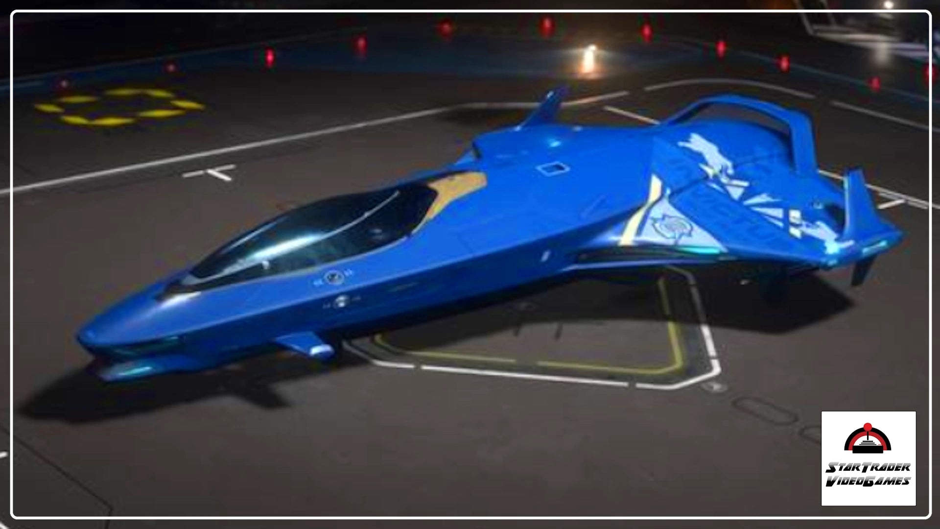 Star Citizen Origin 100i Invictus Blue and Gold Paint