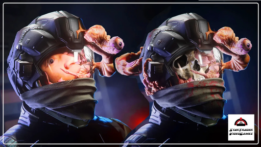 Star Citizen Parasite Replica Helmets Collection with Original and Dark Birth editions