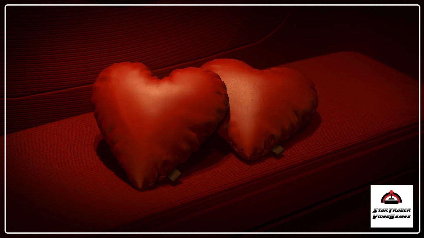 Star Citizen Red Heart Plushie Cushion Set