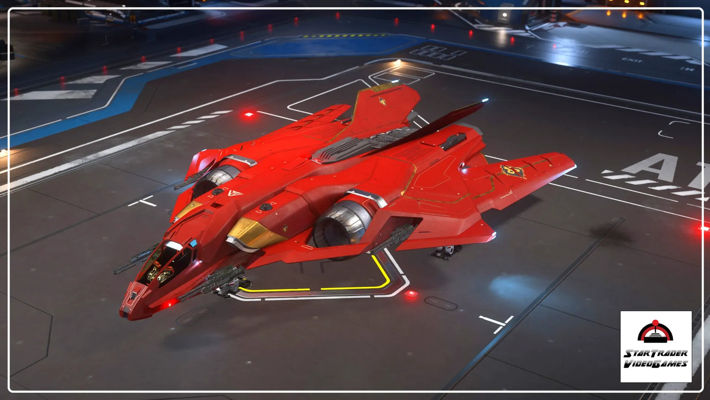 Star Citizen Sabre Auspicious Red Monkey Paint