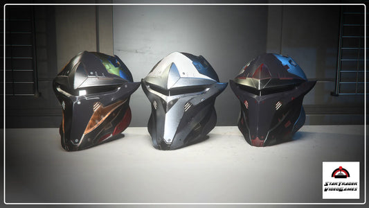 Star Citizen Savior Paladin Helmets Collection Pack x3 with Iceborn, Nightfire, and Singularity helmets