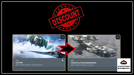 Star Citizen ship upgrade from Vulcan to Constellation Andromeda CCU