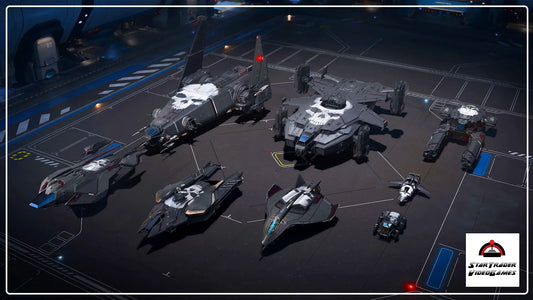 Star Citizen Skullcrusher Paint Pack x8 with bonus pirate cargo containers
