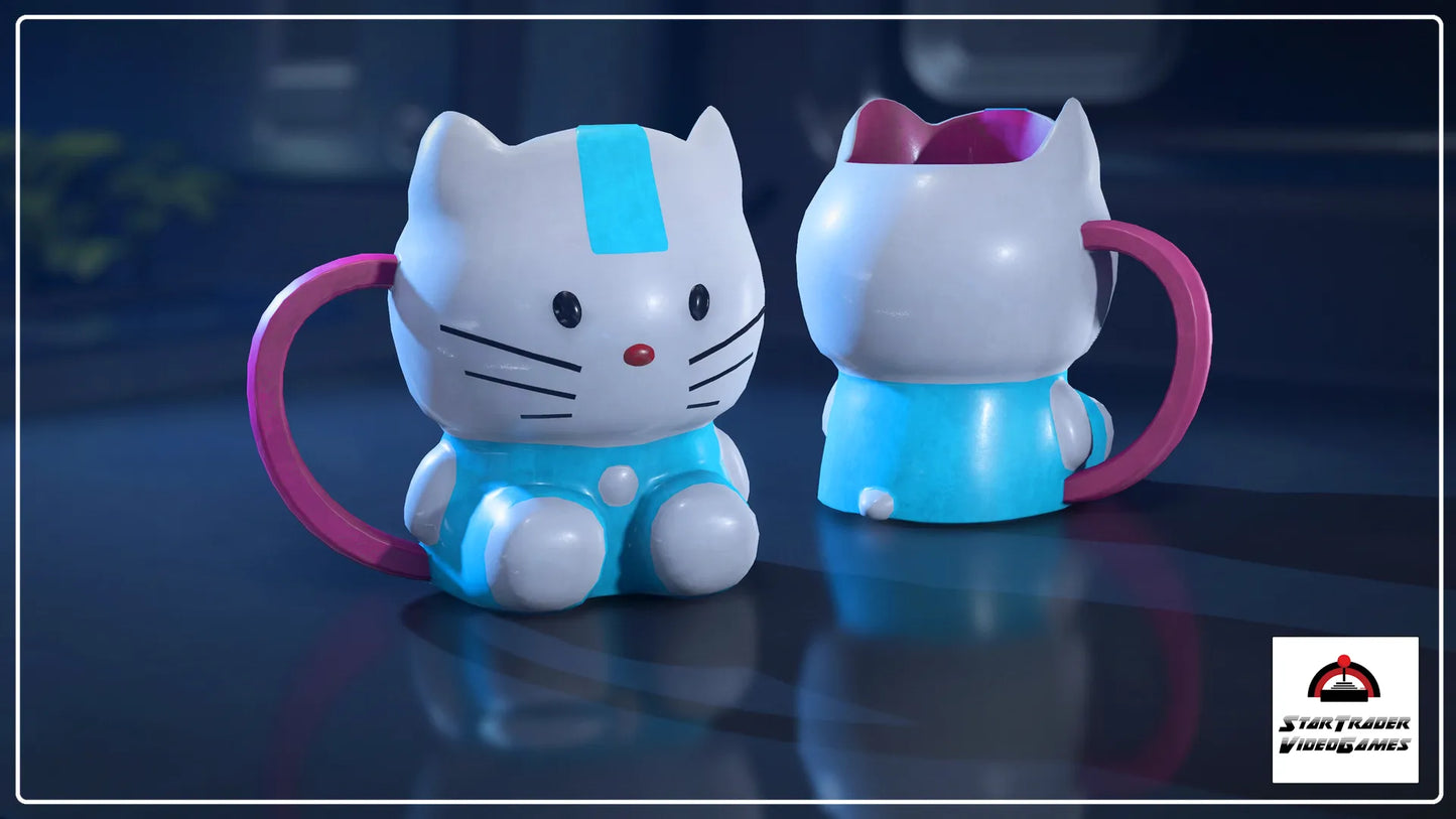 Star Citizen Star Kitten Mug with durable ceramic character design