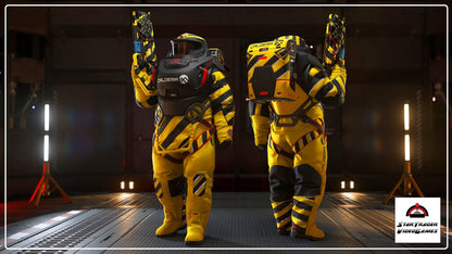 Star Citizen Stirling Hazard Suit Set with suit and helmet