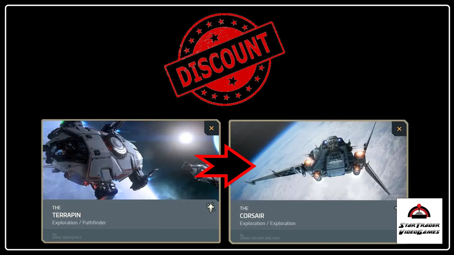 Star Citizen Terrapin to Corsair ship upgrade CCU